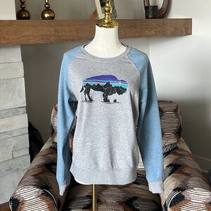 Patagonia Fitz-Roy Bison Ahnya Crew Sweatshirt
